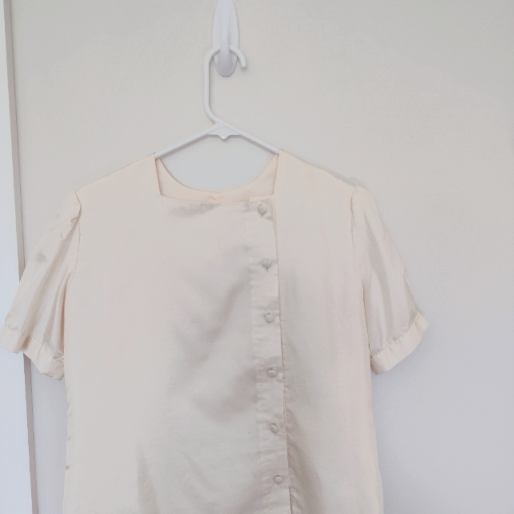 Homemade white blouse